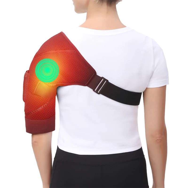 Coussin chauffant électrique USB pour les épaules, masseur d'épaule, protection bien-être, soulagement de la fatigue, pour la maison et le bureau, relaxation