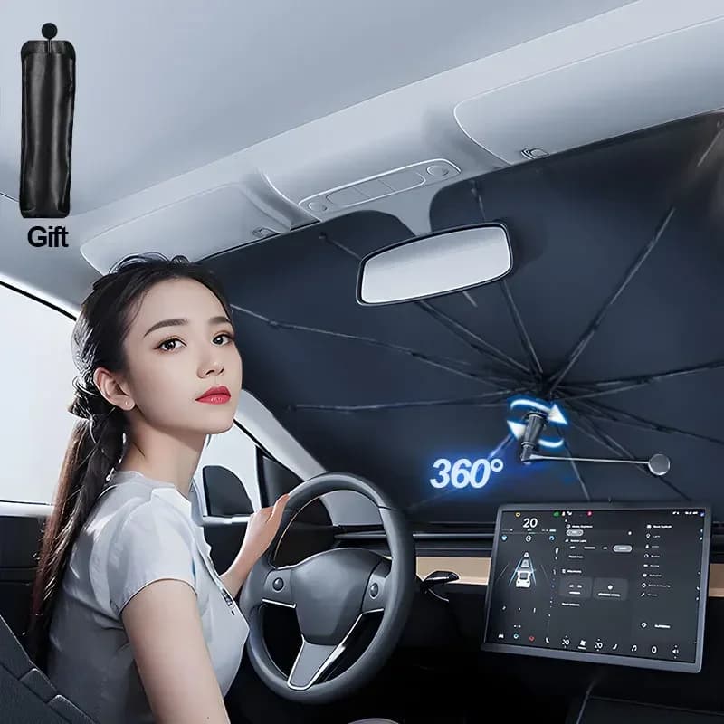 Pare-soleil de voiture pliable, pare-brise, parasol avant, protection d'été, siège de voiture, isolation thermique, accessoires de voiture