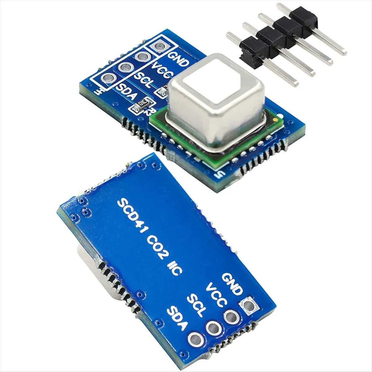 Le module de capteur de gaz SCD41 détecte le dioxyde de carbone CO2, la température et l'humidité dans un seul capteur, communication I2C