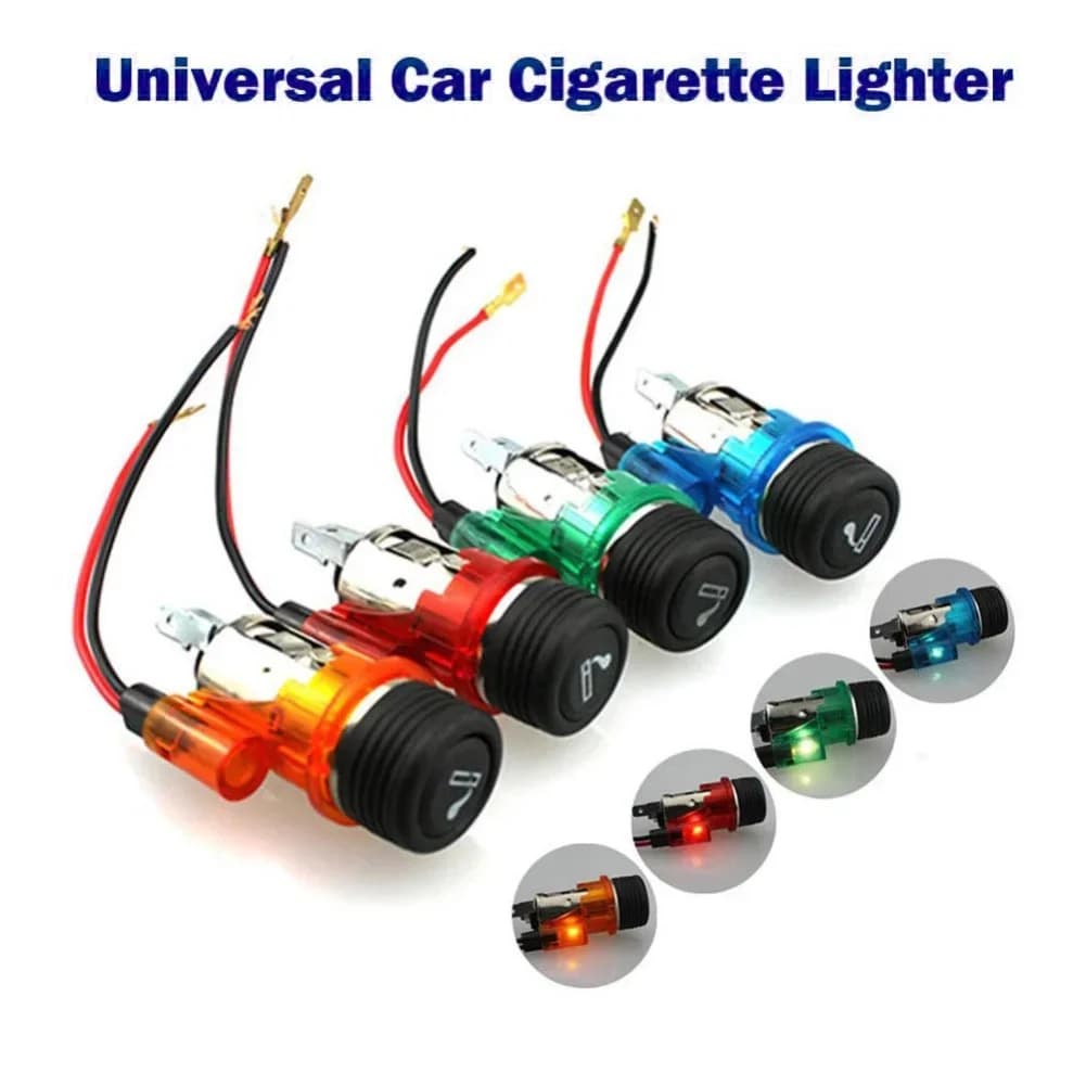 Allume-cigare de voiture avec câble d'alimentation pour Volkswagen VW Polo Jetta Bora Golf Passat Beetle Tiguan Touran Caddy Scirocco