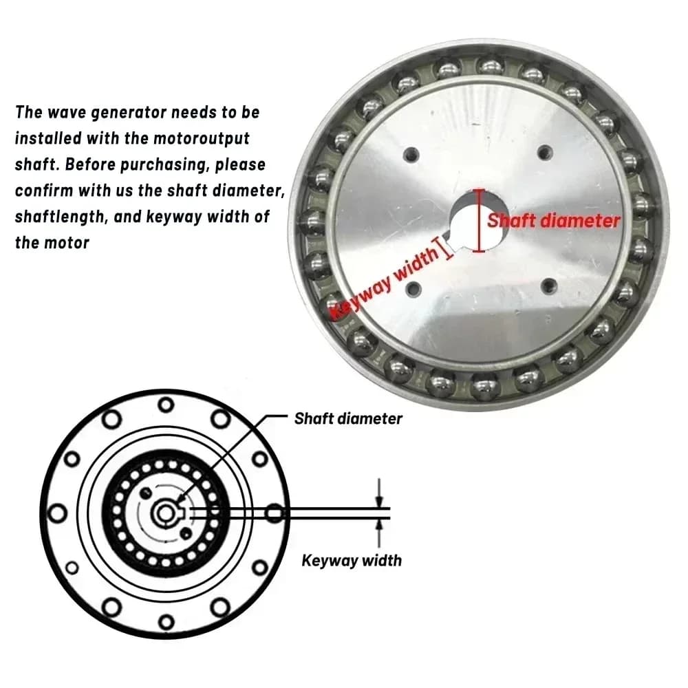 Servomoteur à tasse de haute précision Harmonic Drive - Nema 17/23, 400W-1KW, avec réducteur de robot et bride de montage du moteur