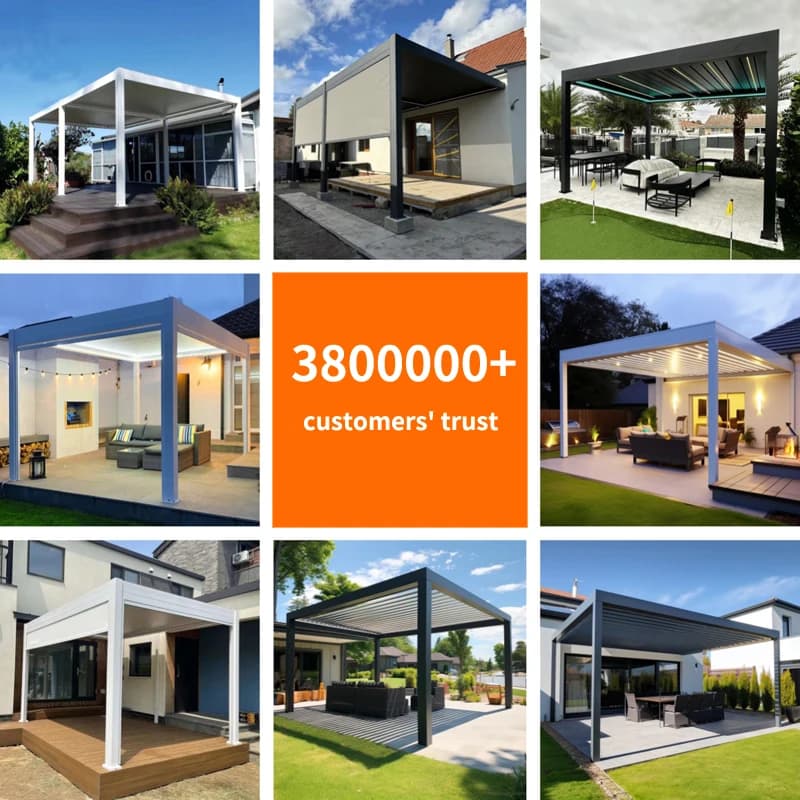 Pergola bioclimatique motorisée