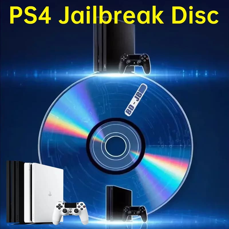 Disque PS4 Jailbreak - Botte tout-en-un à 1 clic pour FW 9.0-12.02 - Aucun PC nécessaire! Jouer aux jeux de secours, brassage à domicile sur votre PlayStation 4