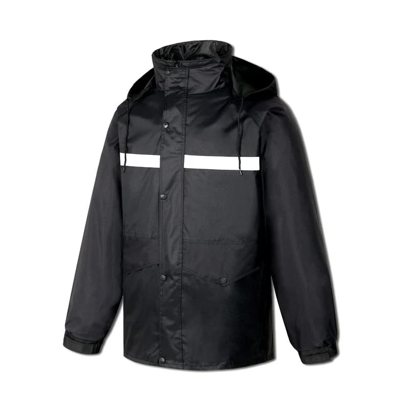 Imperméable de coulée avec logo personnalisé, pantalon de pluie imbibé, trafic, assainissement, patrouille, poncho de sécurité fendu, vêtements de pluie