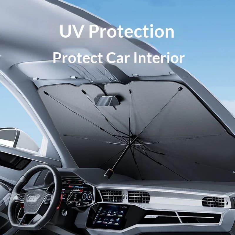 Pare-soleil de voiture pour pare-brise avant, protection solaire, isolation thermique, accessoires d'été transfrontaliers, parasol avant de voiture