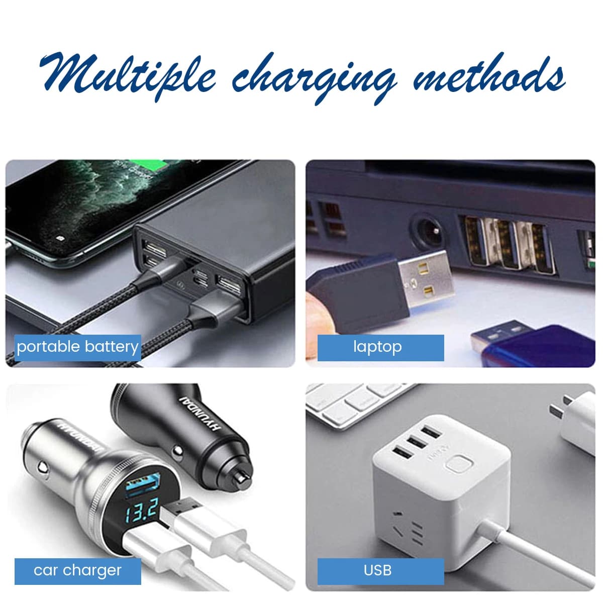 Mini chauffage d'aquarium 10W pour petit aquarium, chauffage à température constante avec affichage numérique, tige chauffante USB réglable 5V/2A