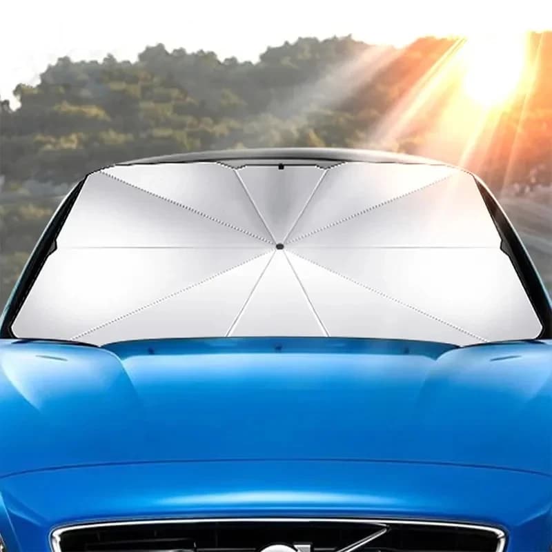 Pare-soleil de voiture, pare-brise avant pliable, Protection d'été, isolation thermique, accessoires de voiture