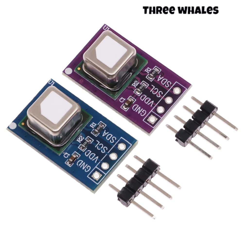 Module de capteur de gaz SCD40 SCD41, détecte le CO2, la température et l'humidité, deux en un, communication I2C, violet avec connecteur à broches