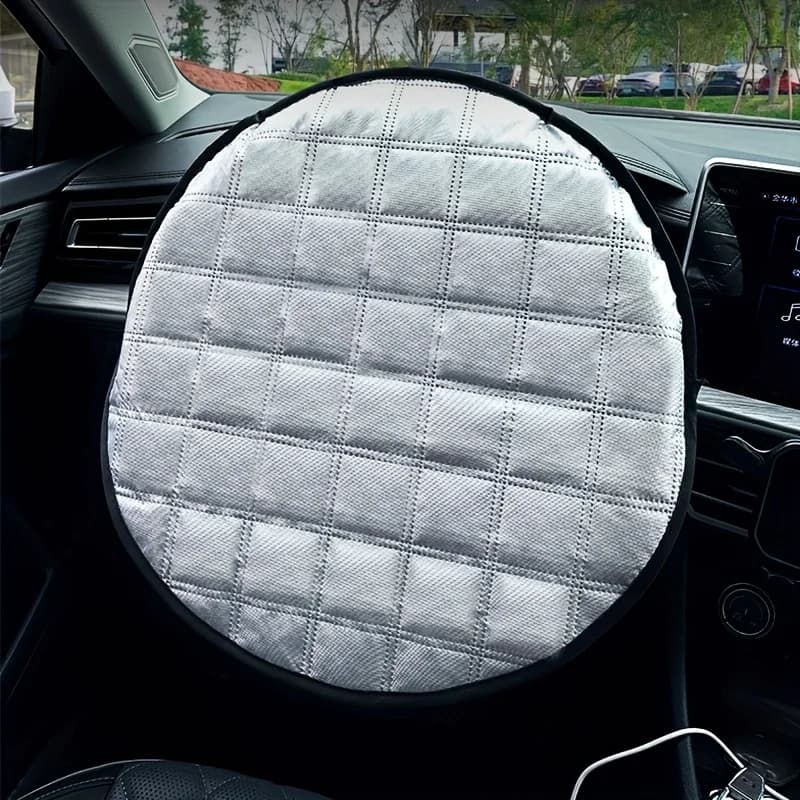 Housse universelle pour volant de voiture - Isolation thermique, protection solaire, conception résistante aux hautes températures, adaptée à divers véhicules