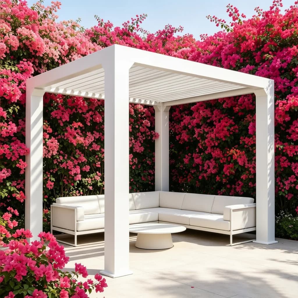 Pergola bioclimatique en aluminium étanche