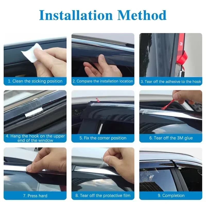 Pare-soleil et pluie pour BMW Bery F25 2011 ~ 2017 2016, 4 pièces, déflecteurs de vent, pare-pluie, pare-brise automatique, accessoires de voiture