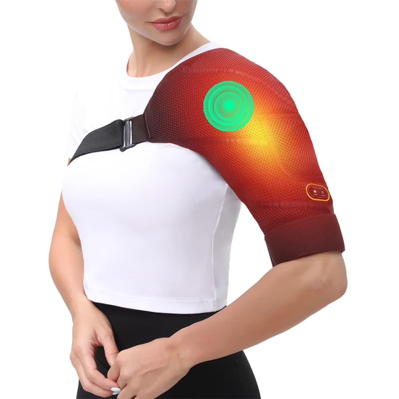 Coussin chauffant électrique USB pour les épaules, masseur d'épaule, protection bien-être, soulagement de la fatigue, pour la maison et le bureau, relaxation
