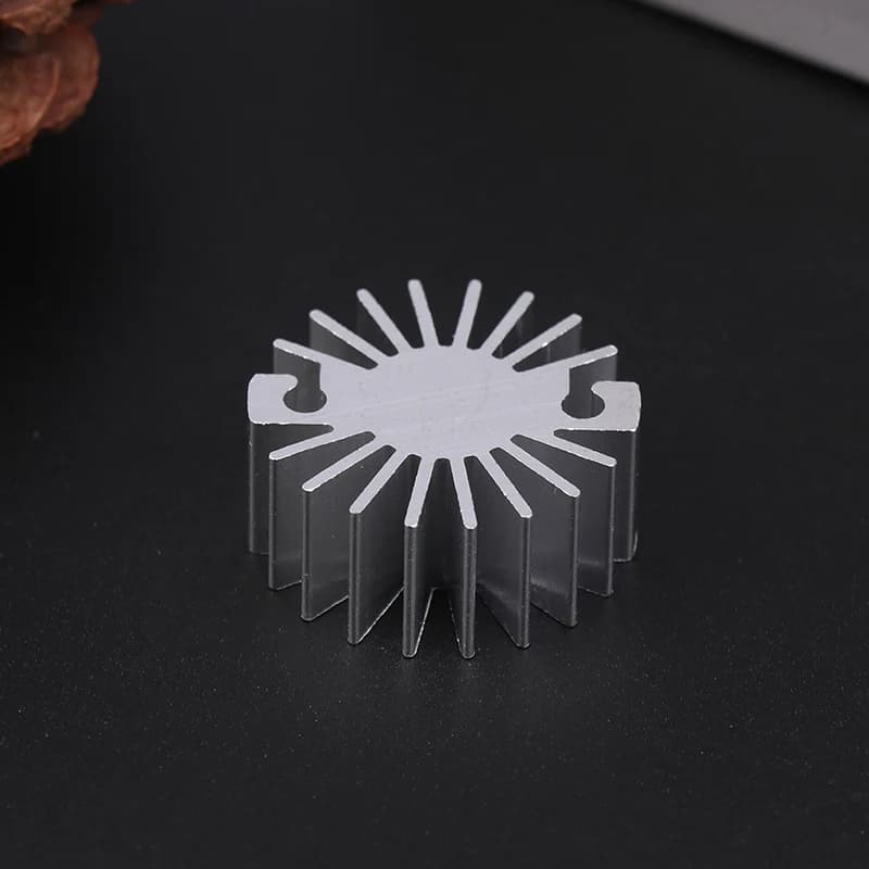 Radiateur en aluminium pour LED 23mm x 10mm ou dissipateur thermique à puce unique, 1W, pour lampe domestique, remplaçable