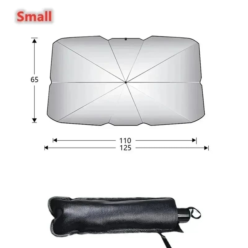 Pare-soleil pour pare-brise de voiture, Protection UV, isolation thermique, pliable, ajustement universel, Installation facile pour voitures, Parasol