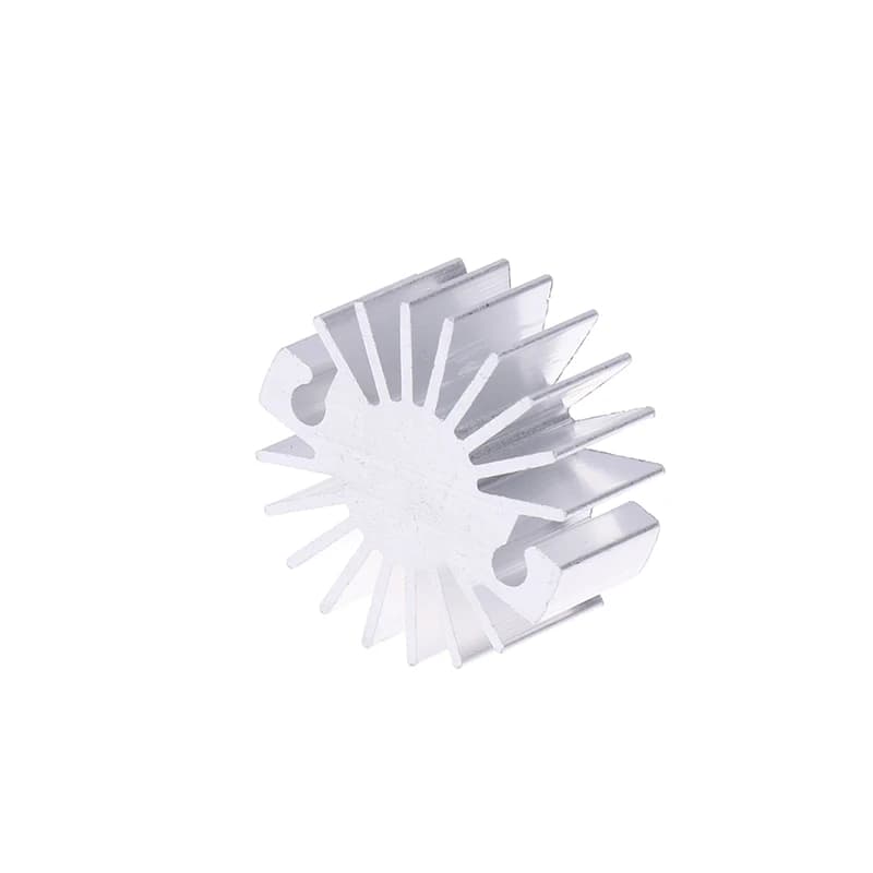 Radiateur en aluminium pour LED 23mm x 10mm ou dissipateur thermique à puce unique, 1W, pour lampe domestique, remplaçable