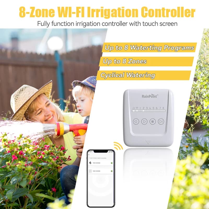Contrôleur d'Irrigation de Jardin Intelligent