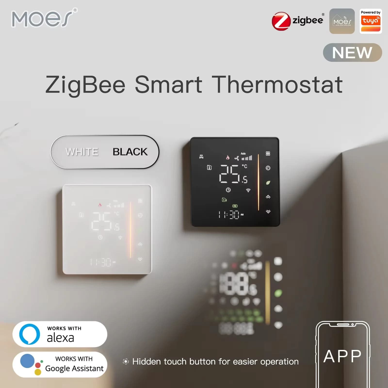 Nouveau thermostat Zigbee
