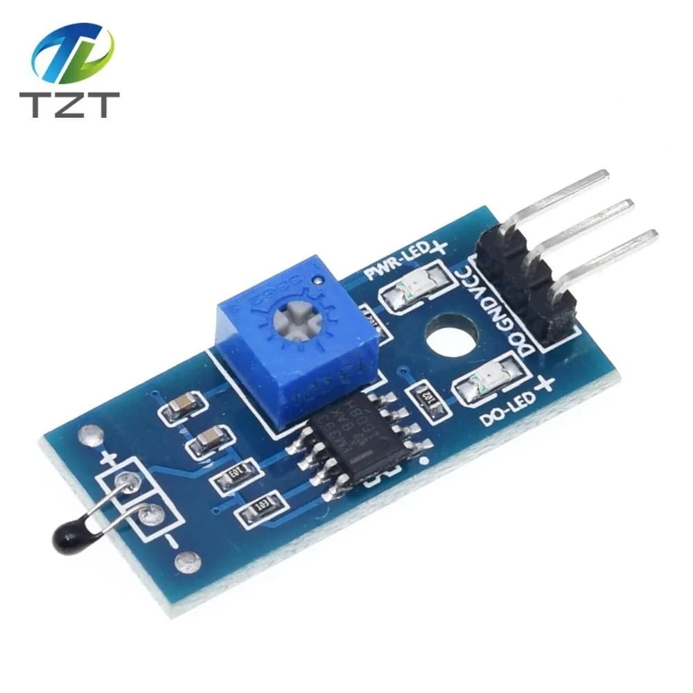 1/5 pièces module de capteurs de température à thermistance module de capteurs thermiques faire la sortie numérique/interrupteur de contrôle de température pour Arduino