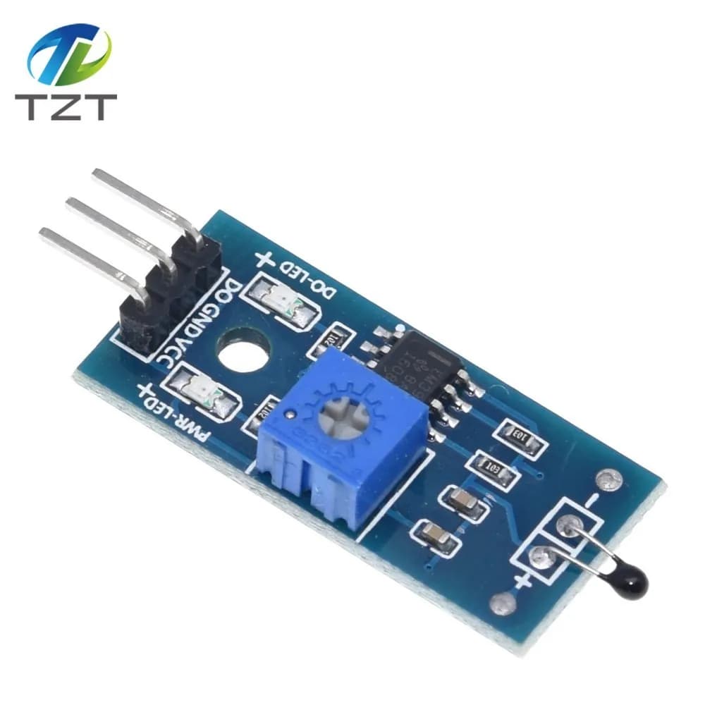 1/5 pièces module de capteurs de température à thermistance module de capteurs thermiques faire la sortie numérique/interrupteur de contrôle de température pour Arduino