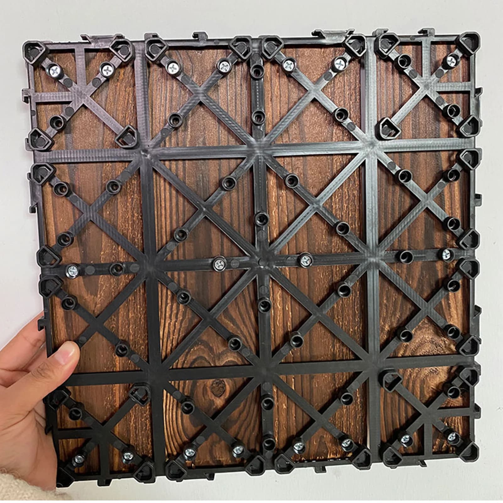 Carreaux de sol en bois pour terrasse extérieure
