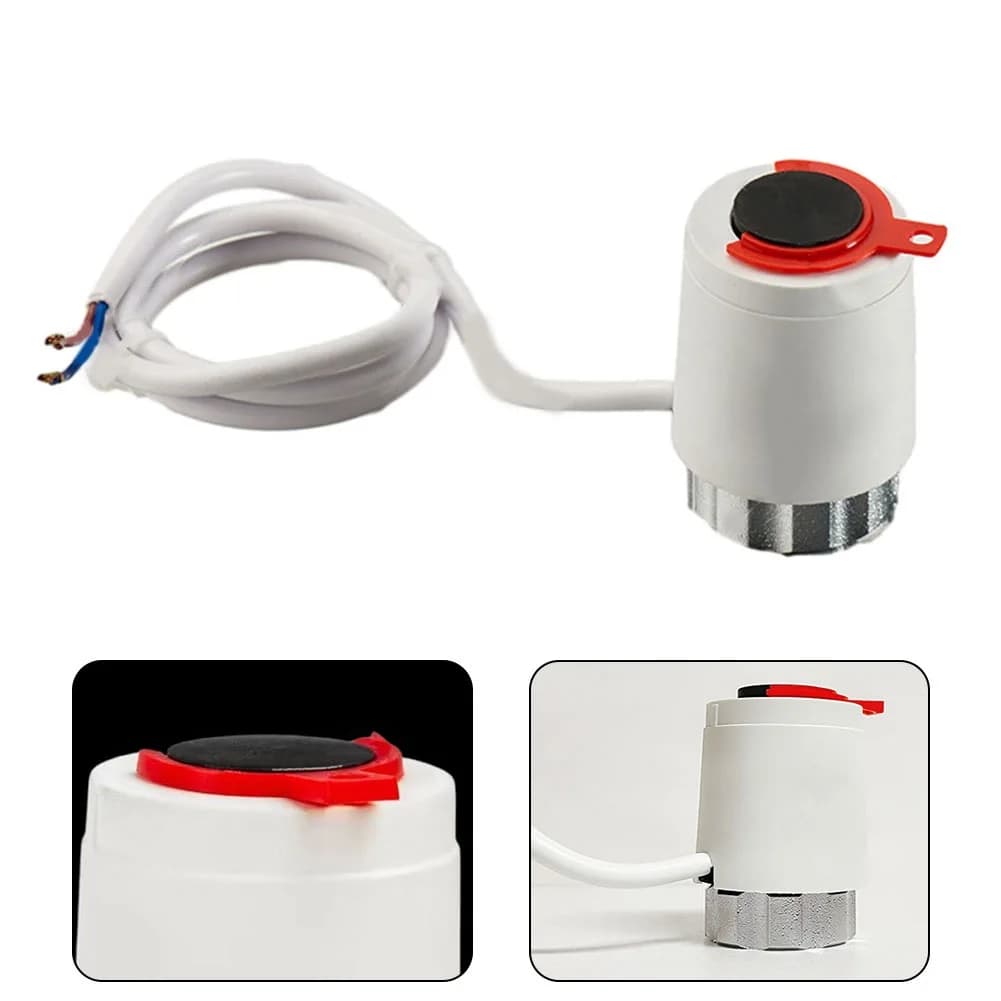 Actionneur de chauffage au sol 230v, actionneur thermique électrique, radiateur 50Hz 2w 110N IP54 pour vanne d'expansion domestique de chauffage électrique