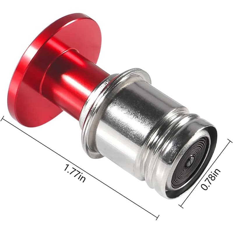 Allume-cigare de voiture Fire Missile, allume-cigare de véhicule en alliage d'aluminium Pop-Out, cigarette automatique à bouton-poussoir 12V pour SUV