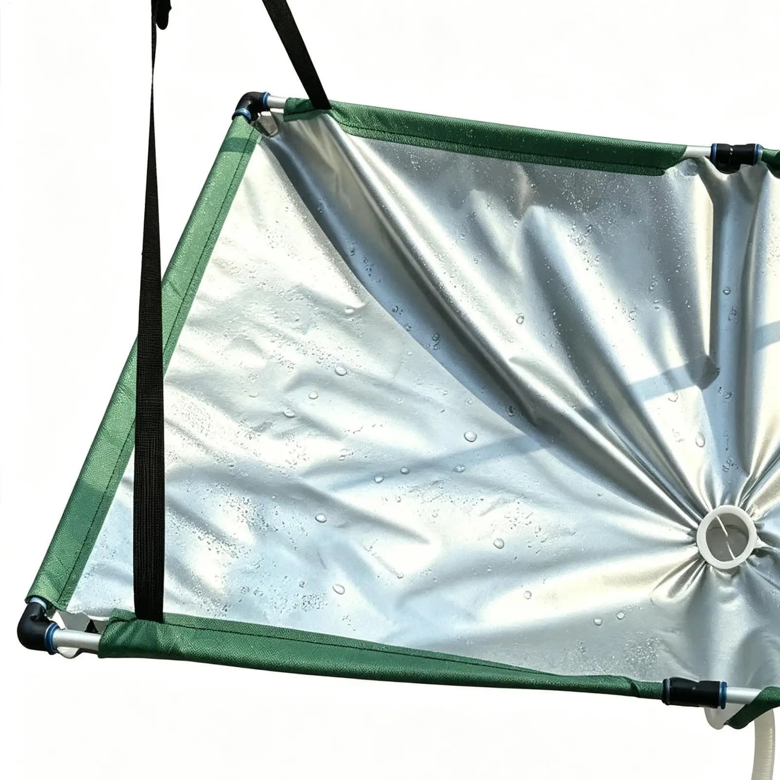 Collecteur d'eau de pluie pour jardin, tapis de récupération d'eau avec tuyau, filtre attrape-pluie pour pelouse, jardin extérieur, cour, balcon, camping