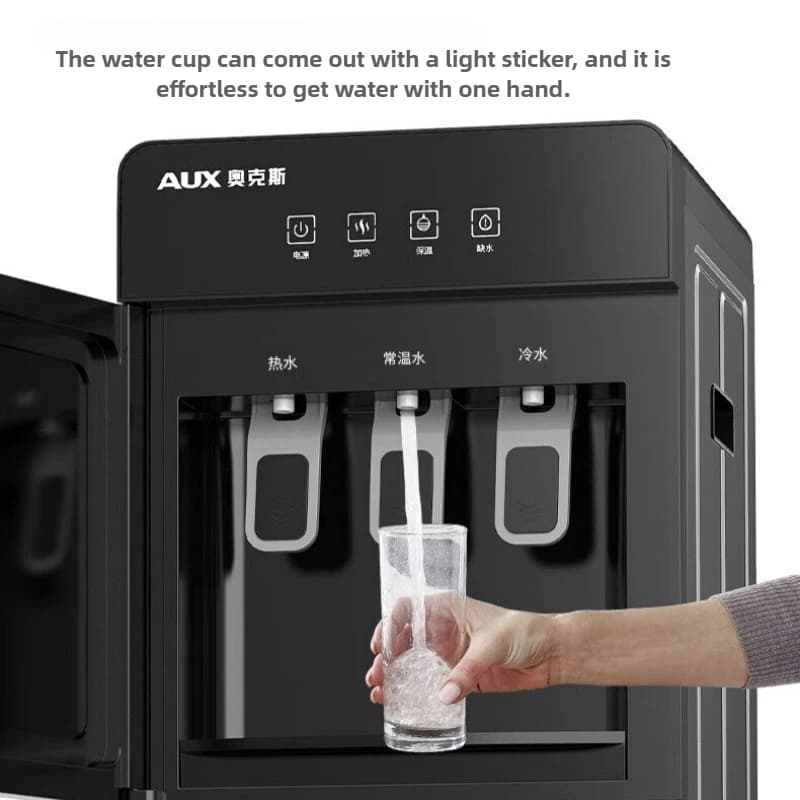 Distributeur d'eau 220 V pour usage domestique, chauffage rapide vertical, seau d'eau monté en bas, modèles chauds et froids, modèles chauds