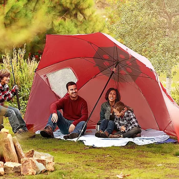 Parasol de protection solaire et de pluie SPF 50+