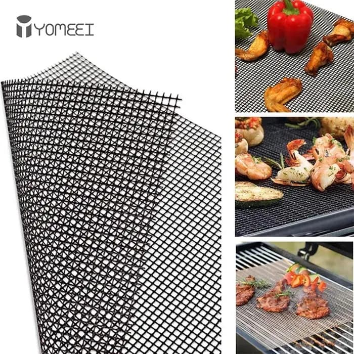 YOMEEI 1 pièces Barbecue tapis à griller grille forme
