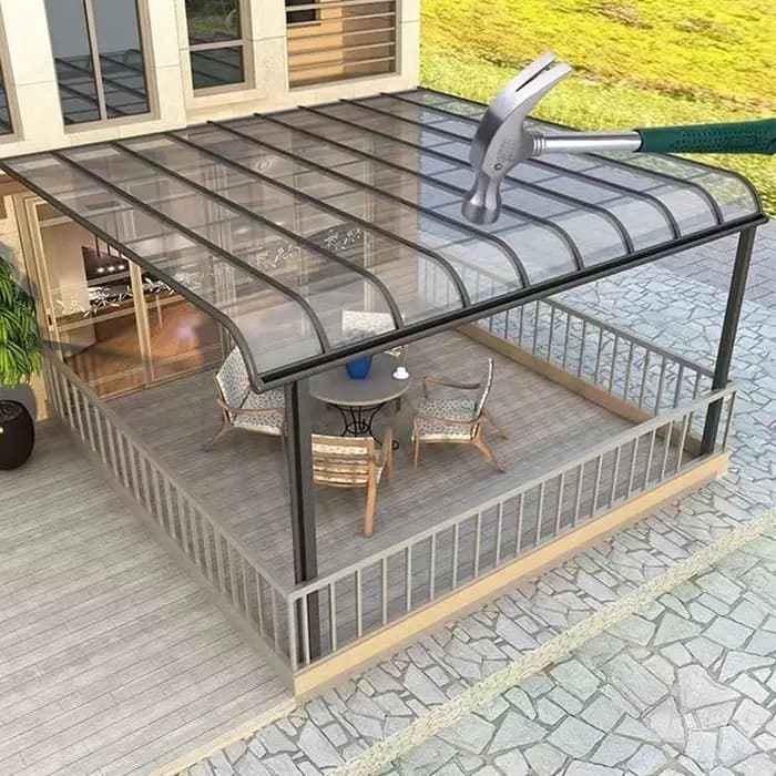 Auvent en aluminium pour terrasse
