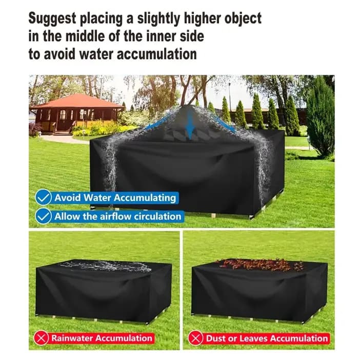 Housses de protection imperméables pour meubles de jardin