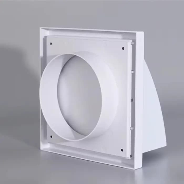 Grille de ventilation extérieure en ABS avec protection contre la pluie et couvercle d'évacuation à valve