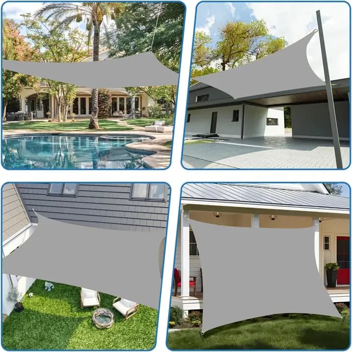 Auvent imperméable Voile d'ombrage pour jardin extérieur