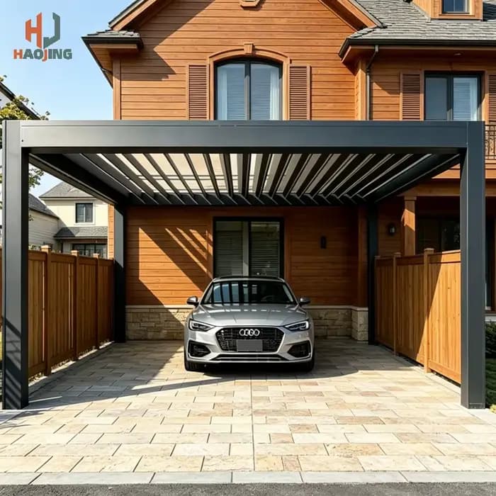 Pergola Bioclimatique Automatique en Aluminium Télescopique 4x3 pour Jardin Extérieur