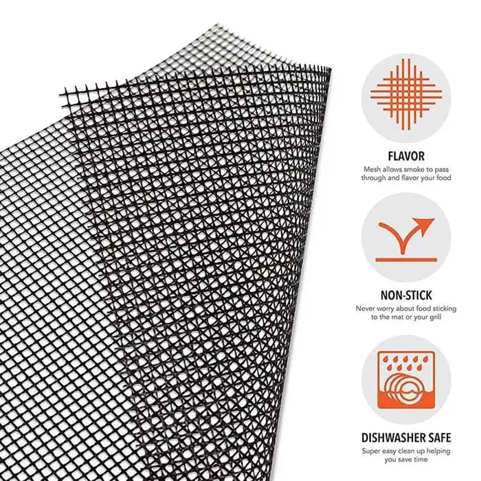 YOMEEI 1 pièces Barbecue tapis à griller grille forme